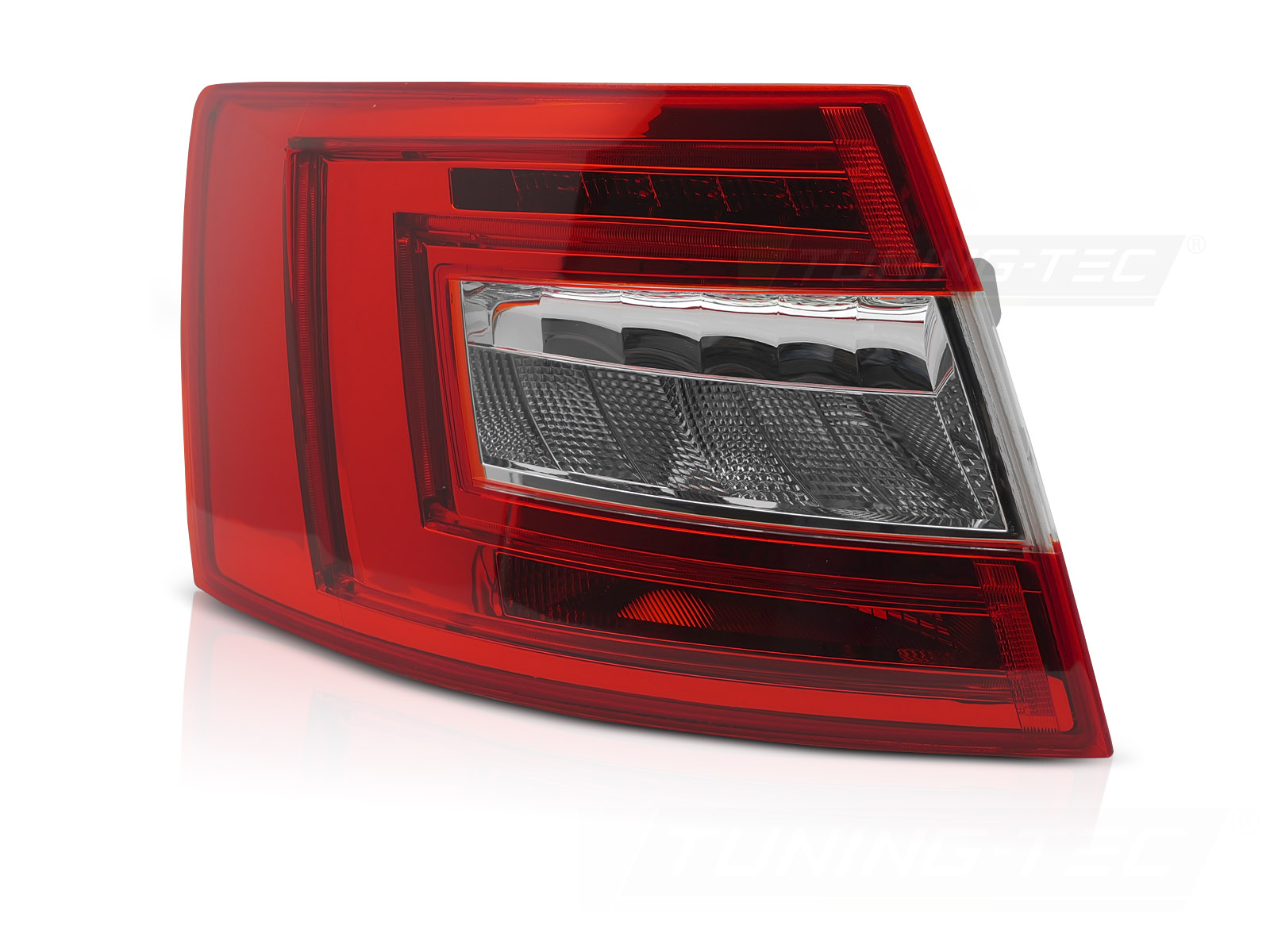 LED BAKLYKTA RÖD/VIT VÄNSTER SIDA TYC TILL SKODA OCTAVIA III 2012-2016 LIFTBACK