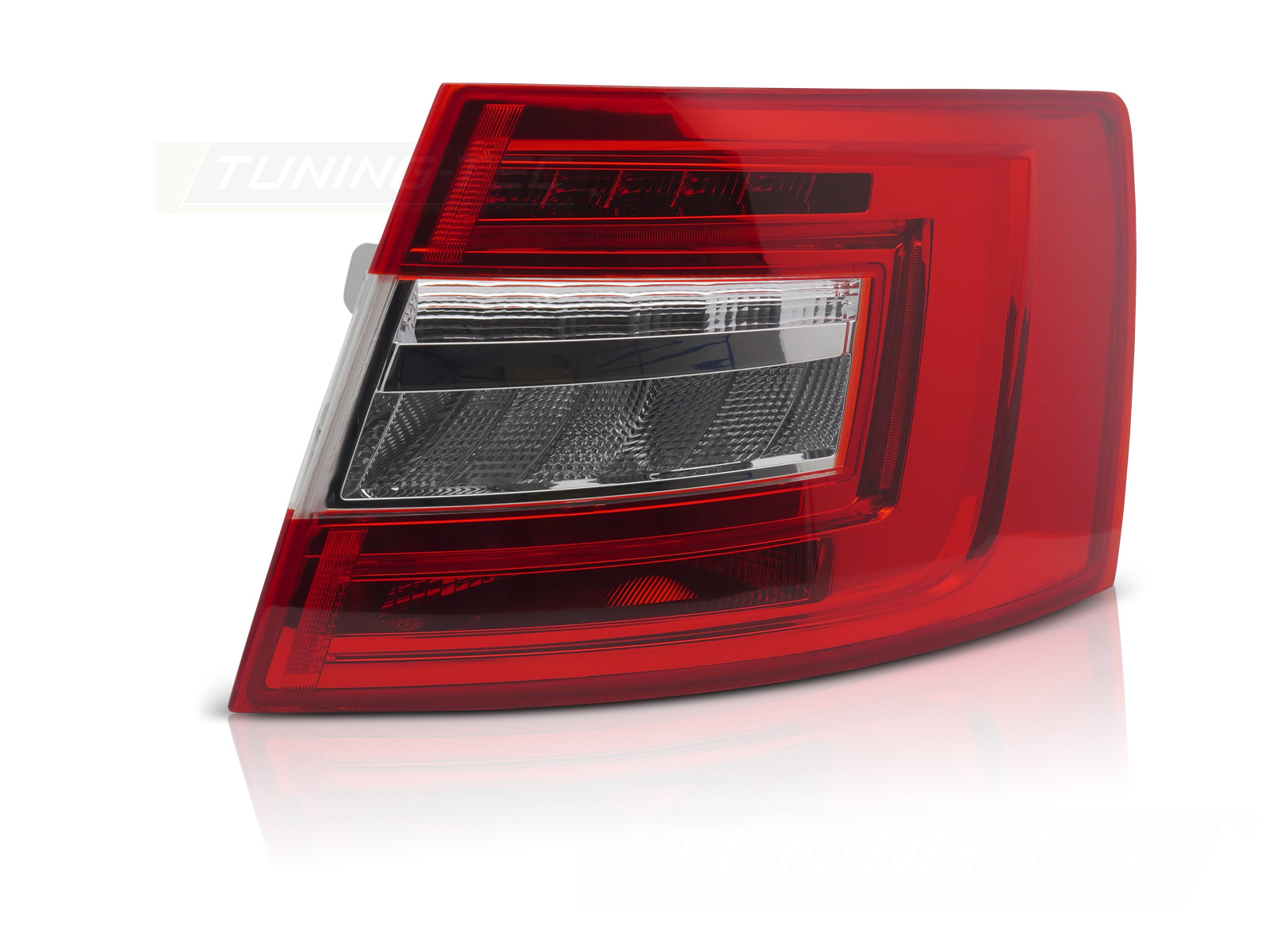LED BAKLYKTA RÖD/VIT HÖGER SIDA TYC TILL SKODA OCTAVIA III 2016-2020 LIFTBACK