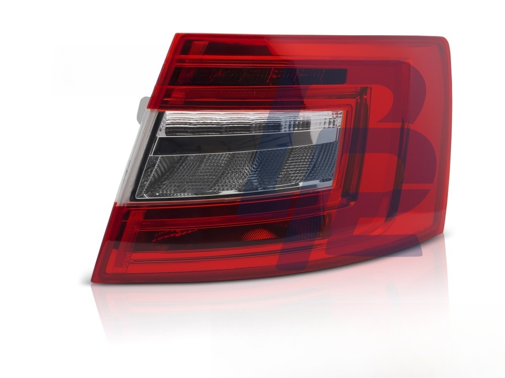 LED Tail Light Red/Clear Right Side TYC for Skoda Octavia III 2016–2020 Liftback - 2