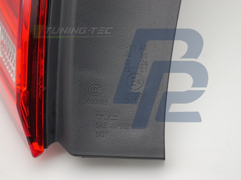 Tail Light Red/Clear Right Side TYC for VW Beetle 2011–2019 - 4