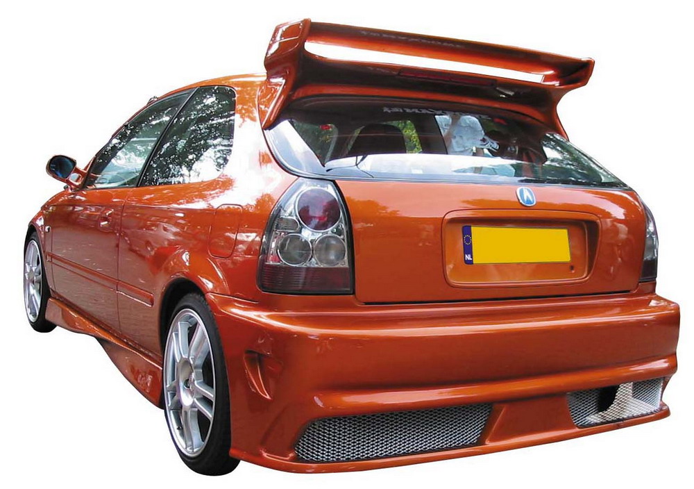 HONDA CIVIC 3D 96-01 CHROME G3 TAILLIGHTS - 2
