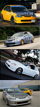HONDA CIVIC 96-98 JDM EK9 STYLE ABS-DYNAMICS FRÄMRE STÖTFÅNGARE LÄPP