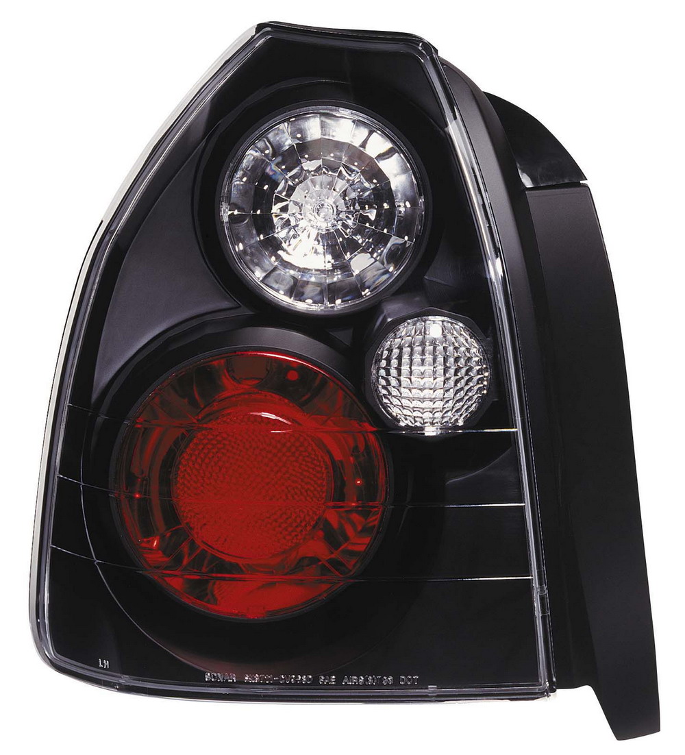 HONDA CIVIC 3D 96-01 SVARTA G3 BAKLAMPOR