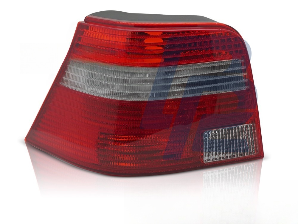Tail Light Red/Clear Left Side TYC for VW Golf IV 1997–2003 Hatchback - 2