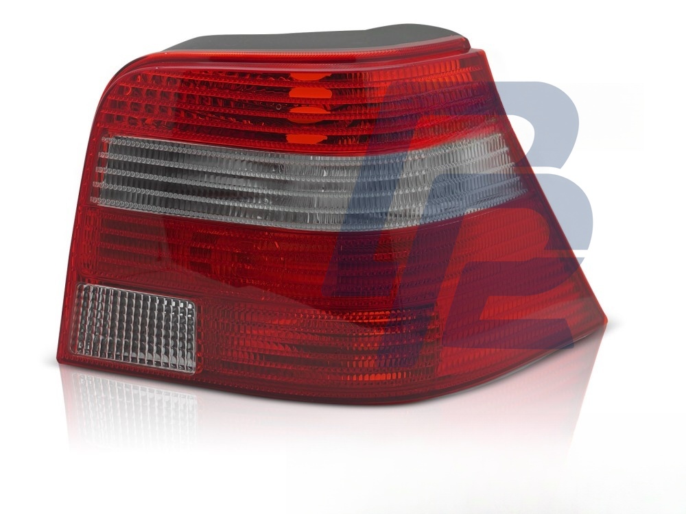 Tail Light Red/Clear Right Side TYC for VW Golf IV 1997–2003 Hatchback