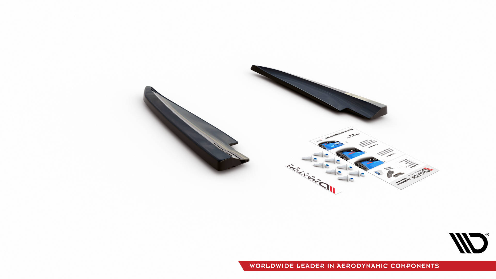 Rear Side Splitters Maserati Ghibli MK3 (2013-2017) - 5