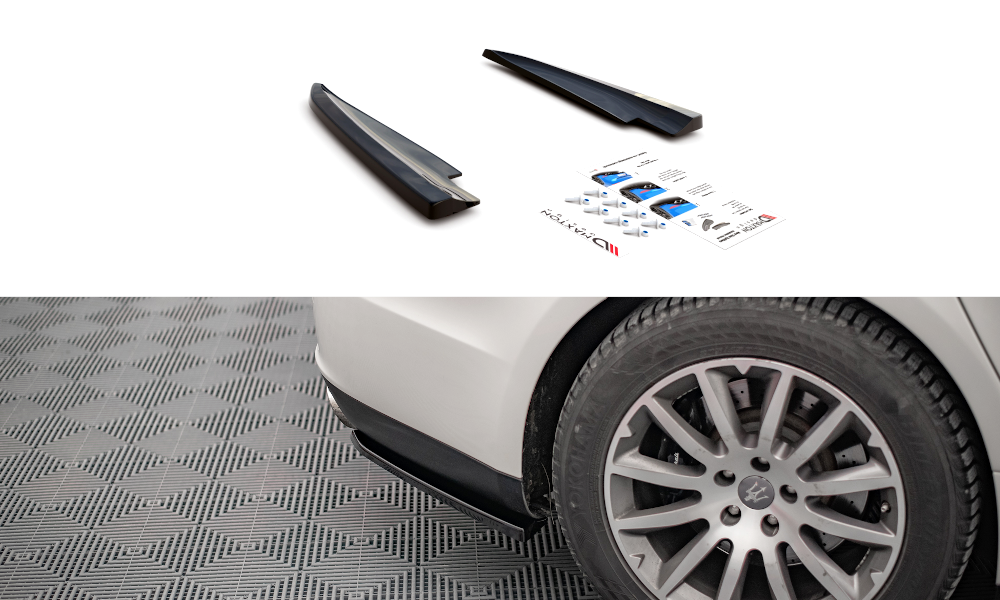 Rear Side Splitters Maserati Ghibli MK3 (2013-2017)