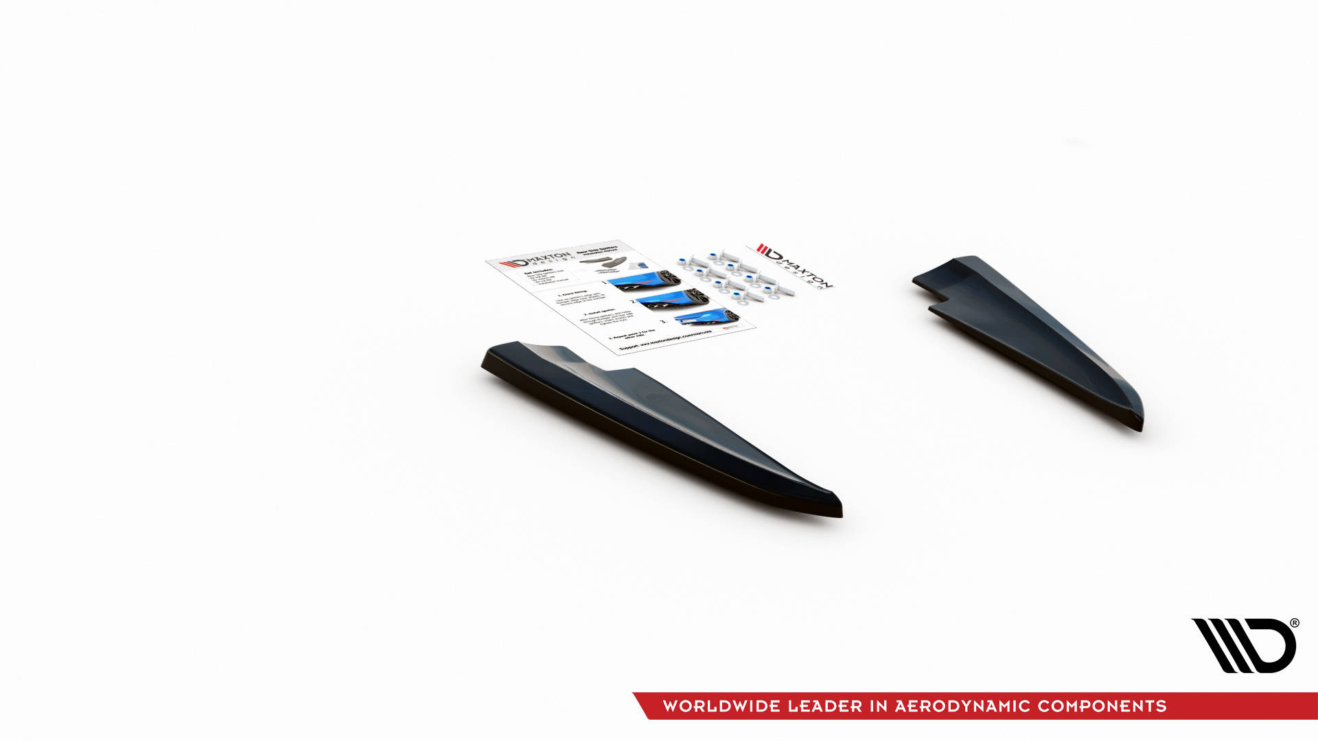 Rear Side Splitters Maserati Ghibli MK3 (2013-2017) - 4