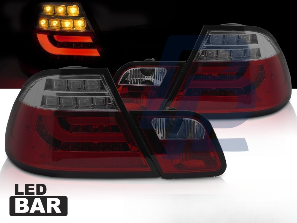 LED Tail Lights Red/Smoked for BMW E46 2003–2006 Coupe - 4