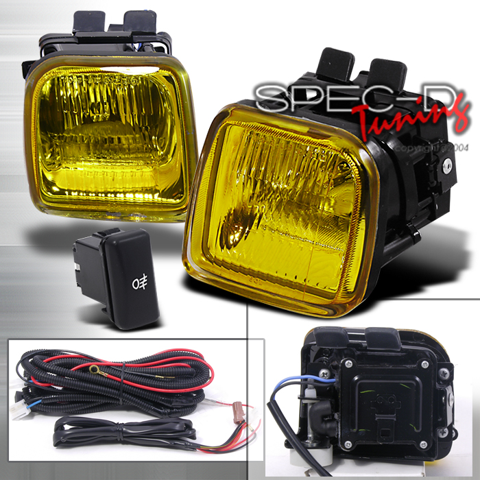 HONDA CIVIC 96-98 OEM CLEAR FOGLIGHTS YELLOW