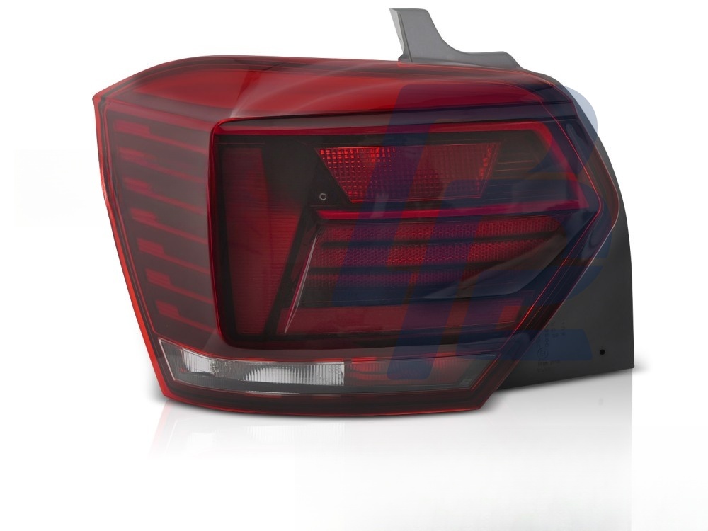 Tail Light Red/Clear Left Side TYC for Polo 2G Hb 2017–2021 - 2
