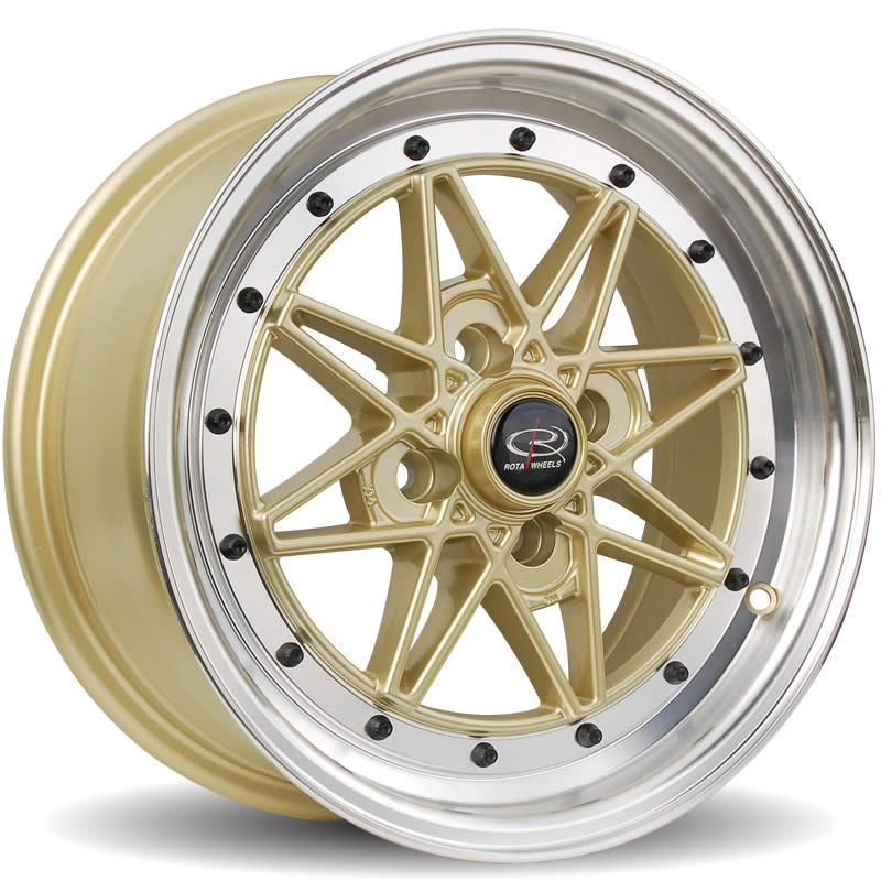 ROTA FLASHBACK 15 INCH 7J 4X100 ET40 RLGOLD