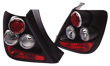 HONDA CIVIC HB 01+ 3D-LOOK BLACK TAILLIGHTS