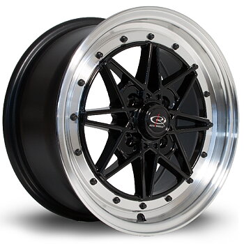 ROTA FLASHBACK 15 INCH 7J 4X100 ET40 RLBLACK