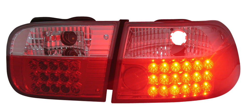 HONDA CIVIC 92-95 2/4D RÖDA/KLARA G4 LED BAKLAMPOR
