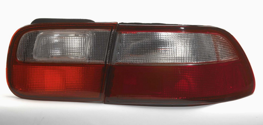 HONDA CIVIC 92-95 2/4D RED/WHITE LENS TAILLIGHTS OEMSTYLE