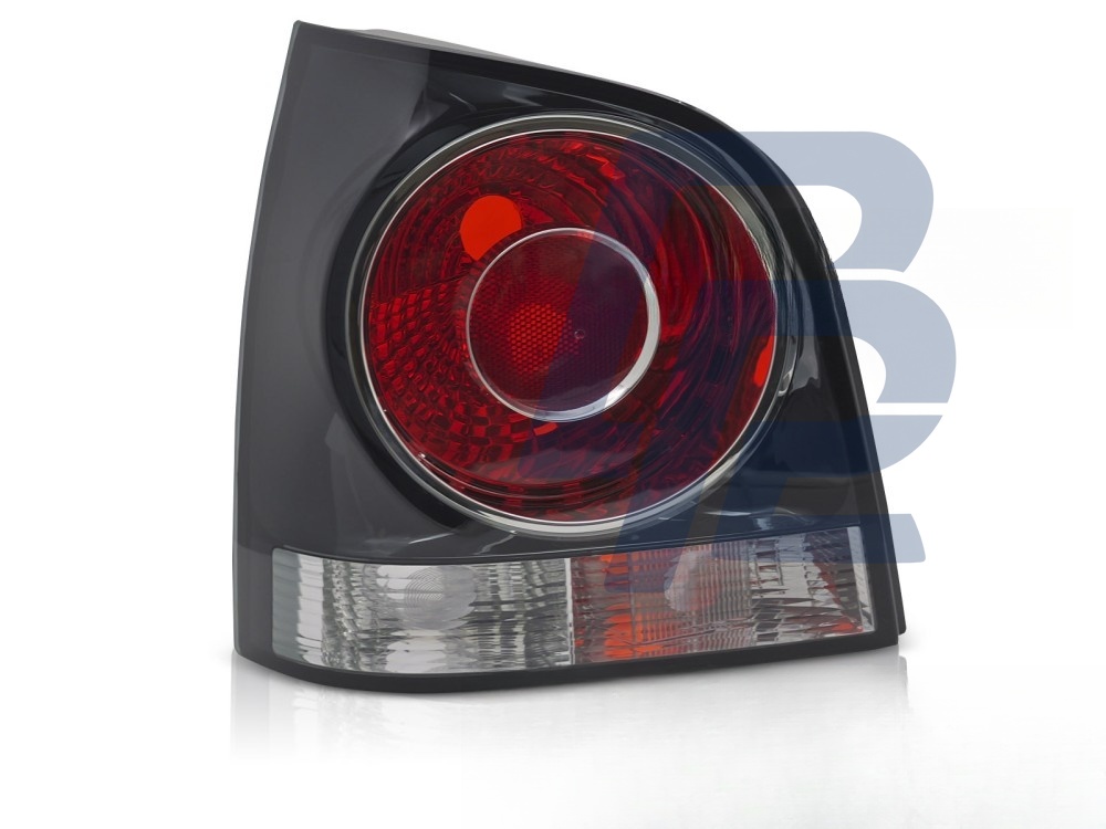 Tail Light Black/Smoked Left Side TYC for VW Polo 9N3 Hb 2005–2009 - 2