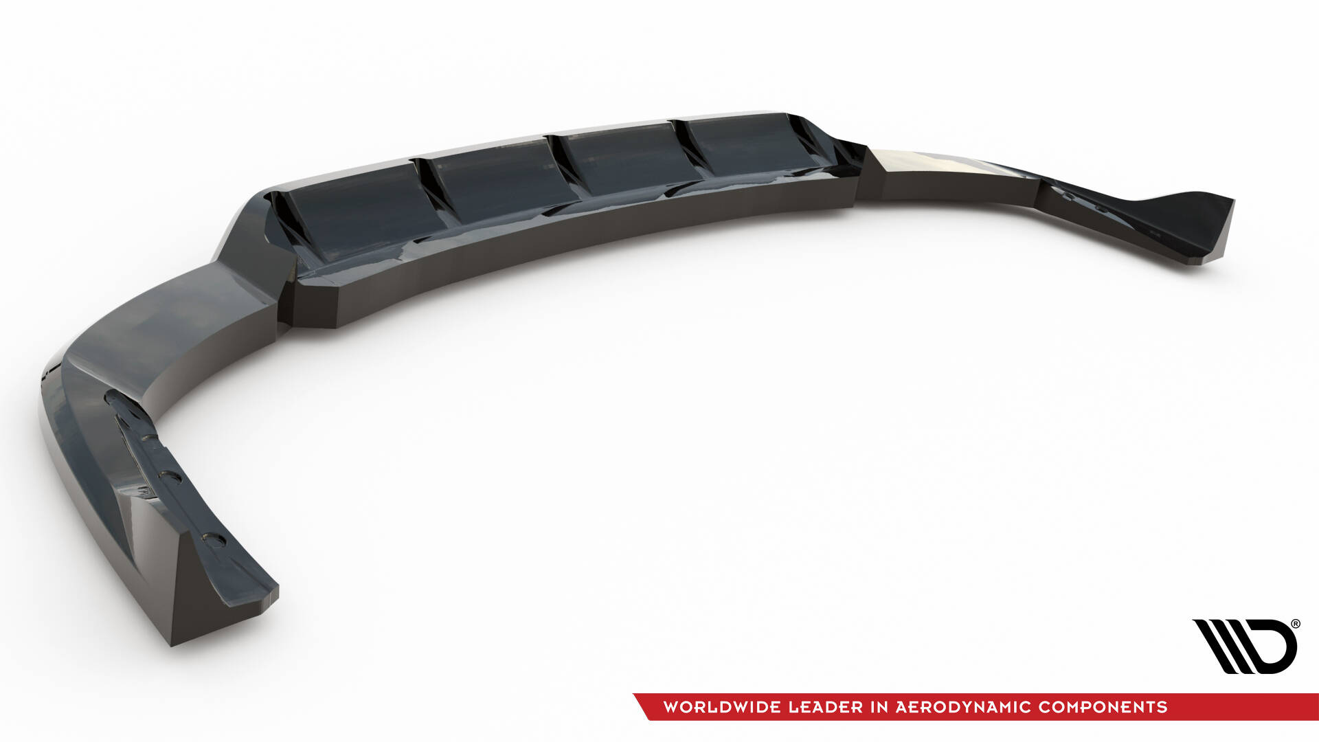 Central Rear Splitter (Vertical Bars) Maserati Grecale GT / Modena Mk1 - 7