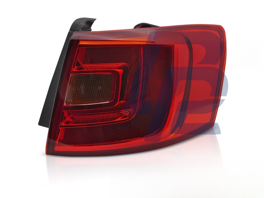 Tail Light Red/Clear Right Side TYC for VW Jetta 2011–2014 - 3