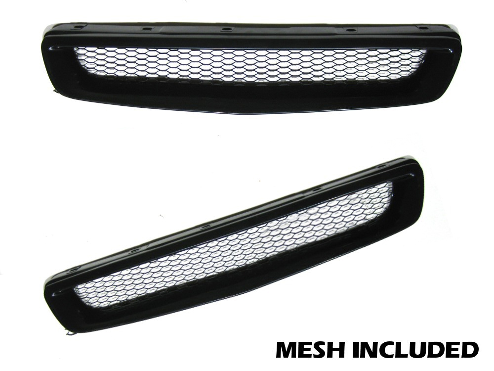 HONDA CIVIC 96-98 TYPE R LOOK ABS GRILL + ALU MESH [SIX]