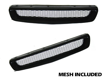 HONDA CIVIC 96-98 TYPE R LOOK ABS GRILL + ALU MESH [SIX]