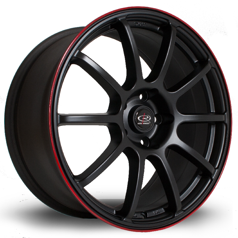 ROTA G-FORCE 18 INCH 8.5J 5X100 ET48 FBLACKRLIP