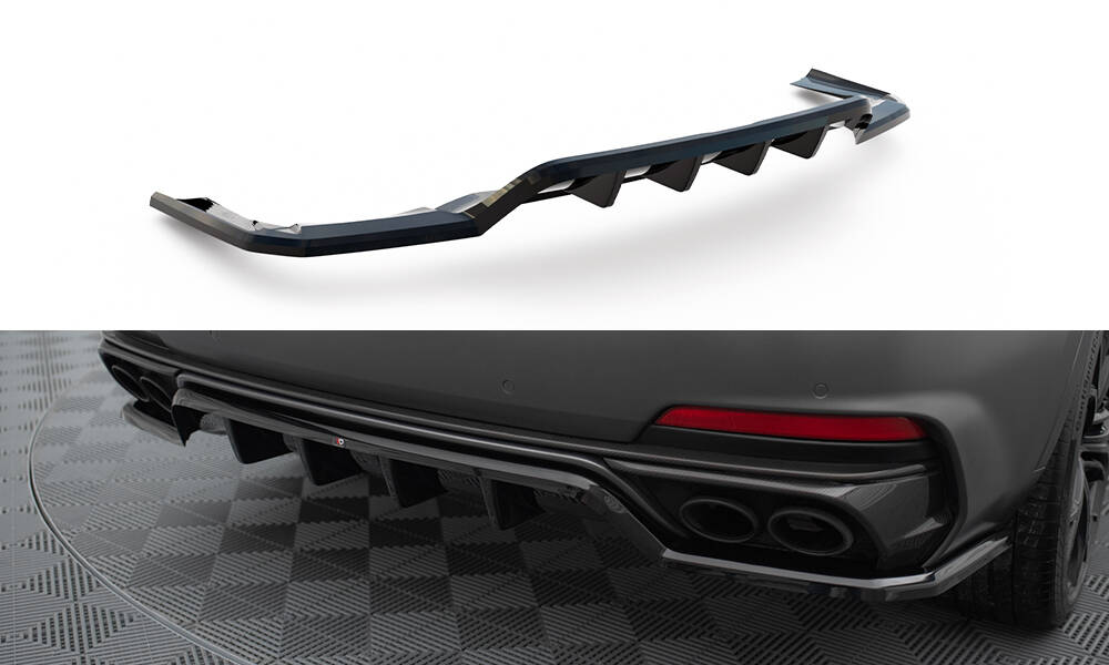 Central Rear Splitter (Vertical Bars) Maserati Levante Trofeo Mk1