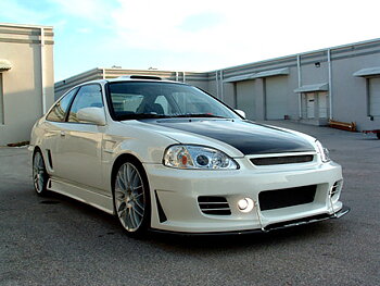 HONDA CIVIC 96-98 ZEN/BUDDYCLUB2 FRÄMRE STÖTFÅNGARE [AIT]