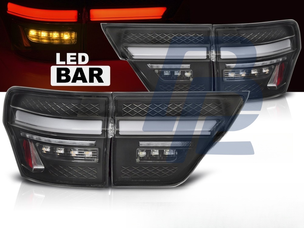 Tail Lights for Jeep Grand Cherokee WK2 2011–2013 LED Black - 5