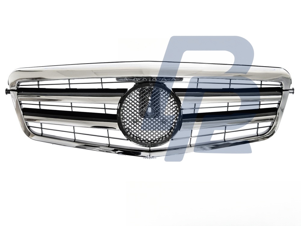 Grille Sport Black/Chrome for Mercedes W212 / S212 2009–2013 - 5