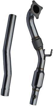 VW SCIROCCO 09+ 2.0 TSI 200CPI DOWNPIPE/RACE CAT [INVIDIA]