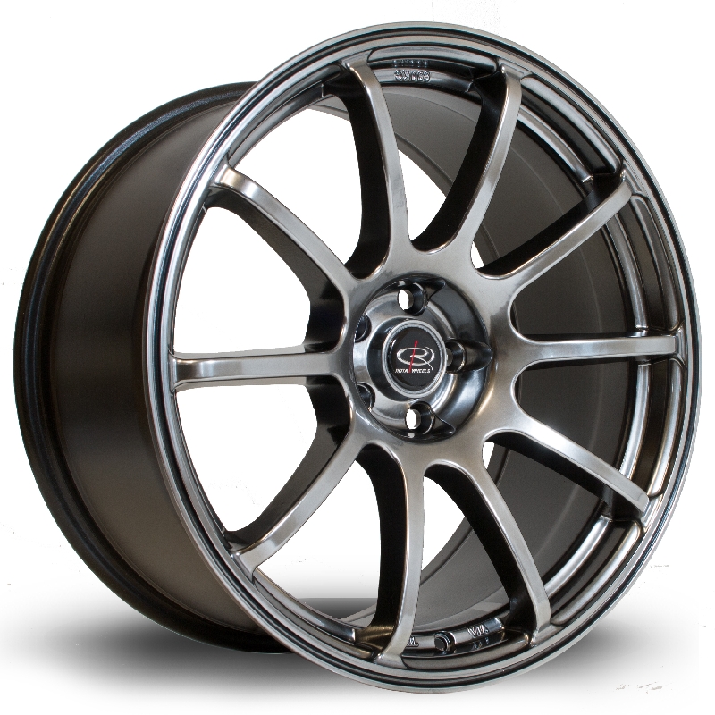ROTA G-FORCE 18 INCH 9J 5X100 ET35 HBLACK