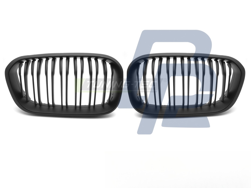 Grille Sport Matt Black Double-Slat for BMW F20 / F21 LCI 2015–2018 - 6