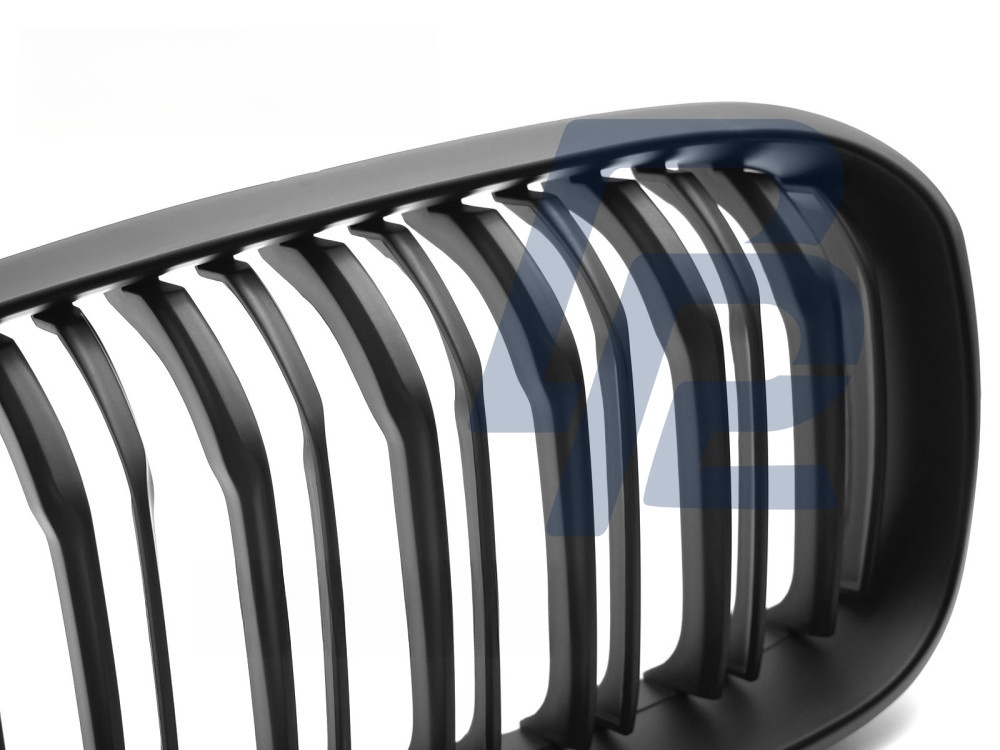 Grille Sport Matt Black Double-Slat for BMW F20 / F21 LCI 2015–2018 - 3