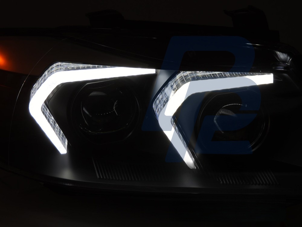 Full LED Headlights Black for BMW E90/E91 2005–2008 - 4