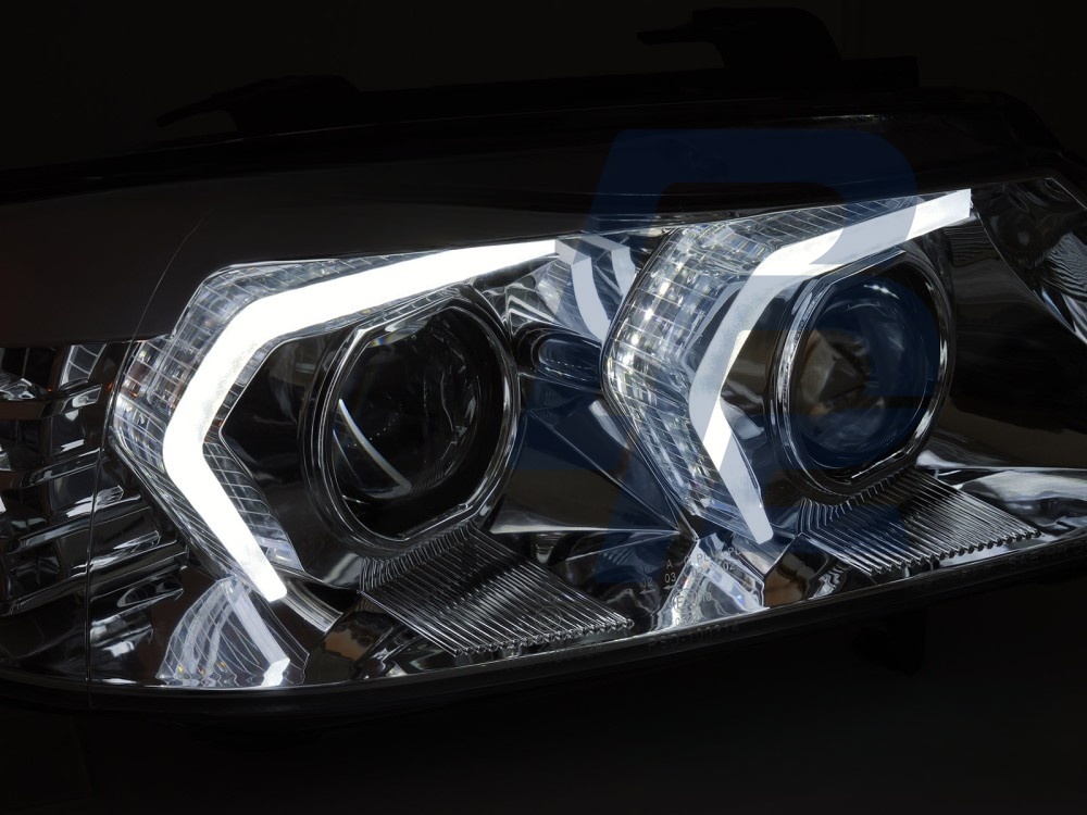 Full LED Headlights Chrome for BMW E90/E91 2005–2008 - 6