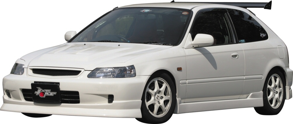 HONDA CIVIC 99-00 CHARGESPEED FRÄMRE STÖTFÅNGARELÄPP