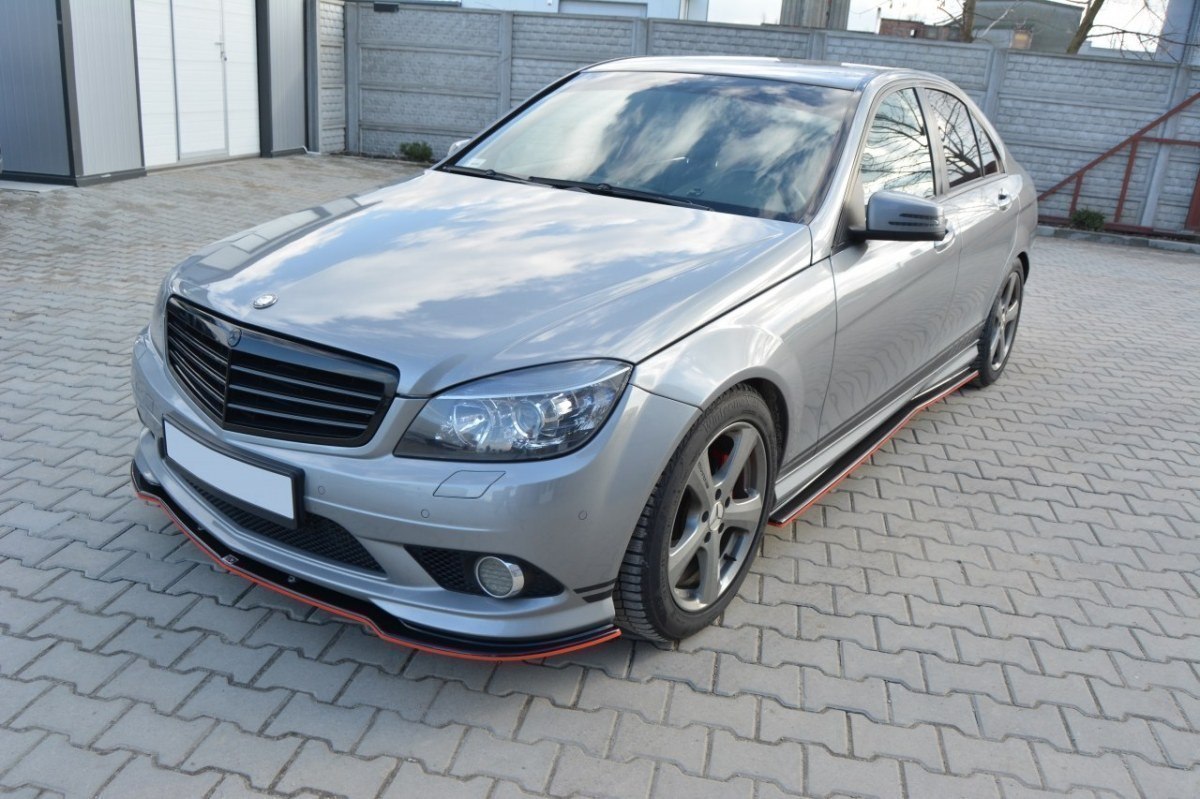 SIDE SKIRTS DIFFUSERS MERCEDES C W204 AMG-LINE (PREFACE) - 4