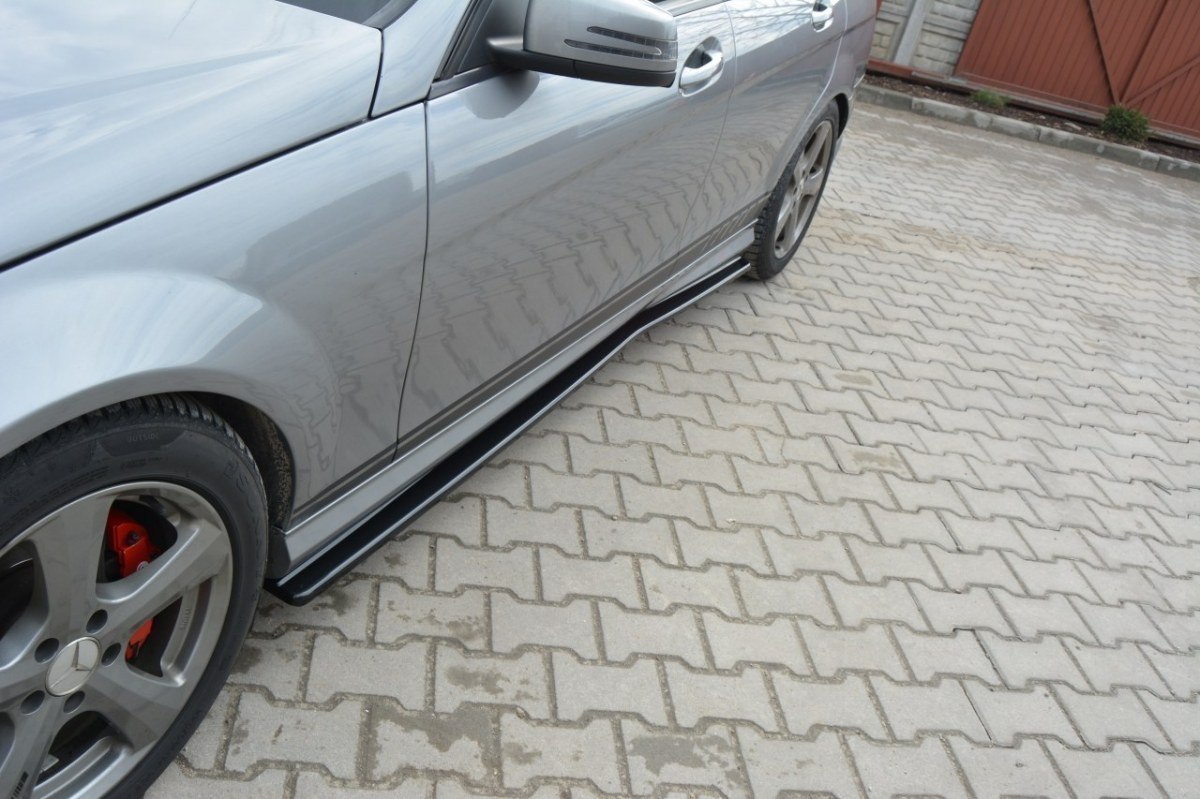 SIDE SKIRTS DIFFUSERS MERCEDES C W204 AMG-LINE (PREFACE) - 2