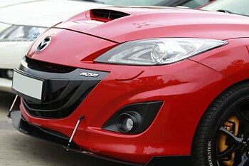 FRONT RACING SPLITTER SUITABLE FOR MAZDA 3 MK2 MPS – MAXTON DESIGN