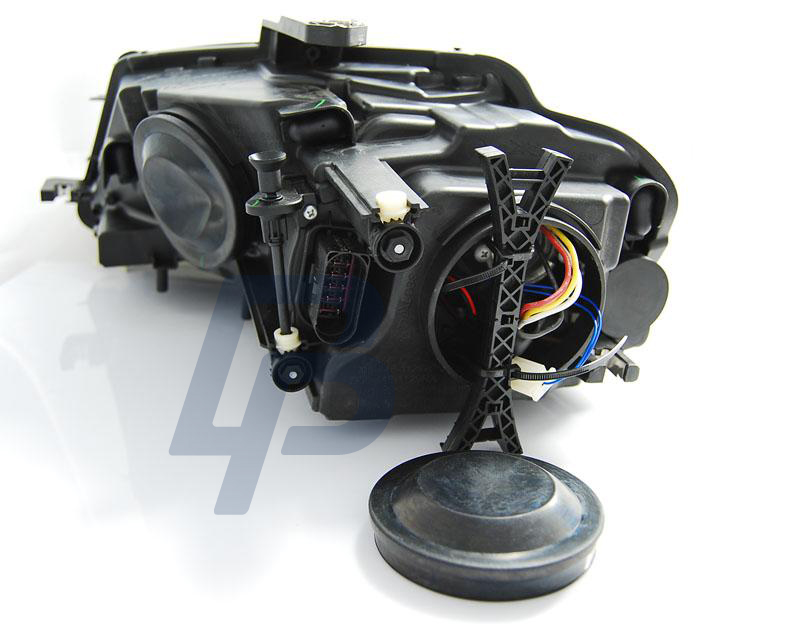 HEADLIGHTS AUDI A3 8P 08-12 BLACK TRU DRL - 3