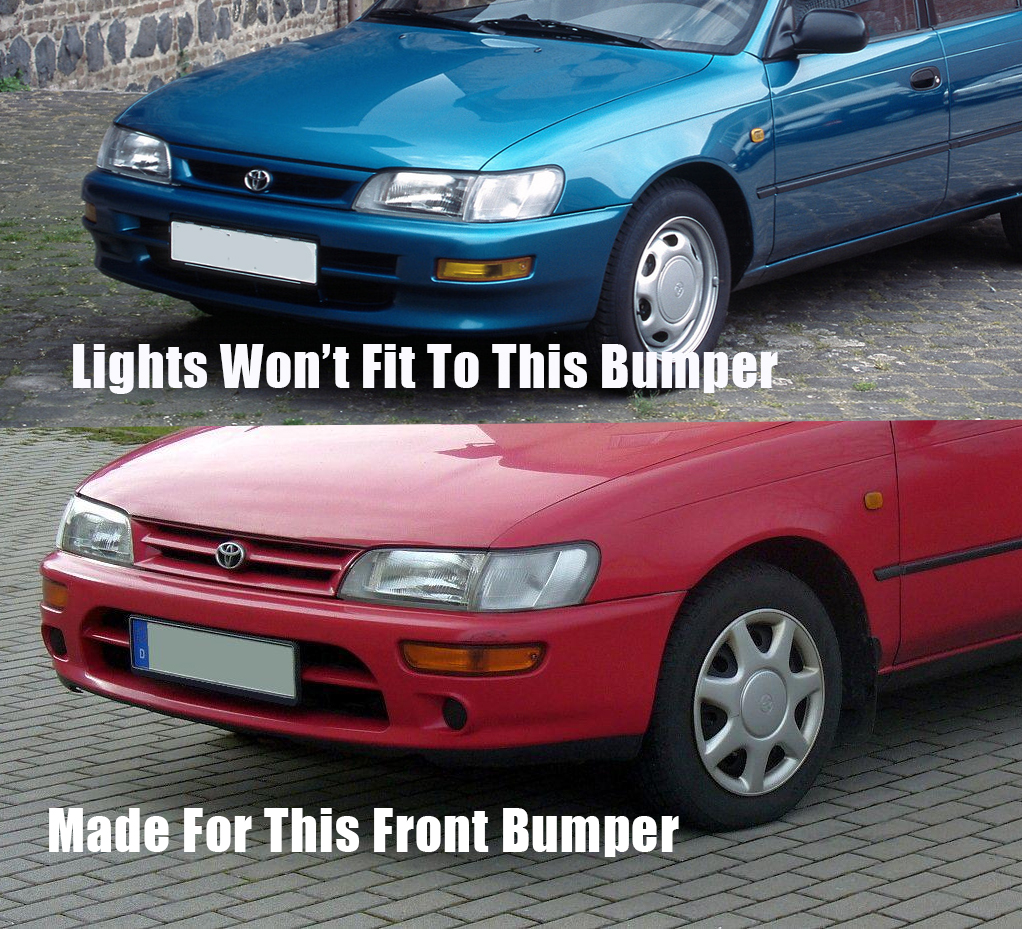 TOYOTA COROLLA E10 92-95 WHITE CORNERLIGHTS - 2