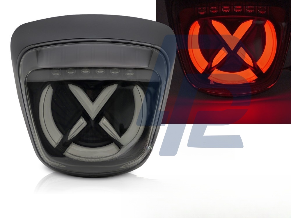 LED Tail Light Smoked Black/Clear for Vespa Sprint 125 / 150 - 2