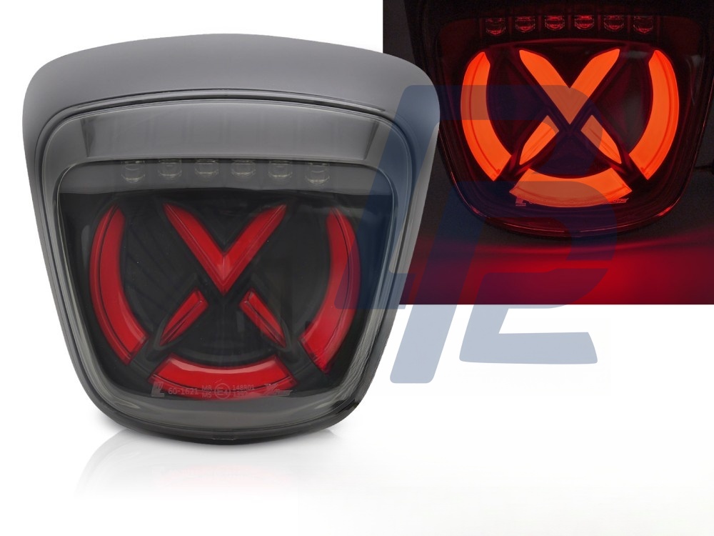 LED Tail Light Smoked Black Red for Vespa Sprint 125 / 150 - 2