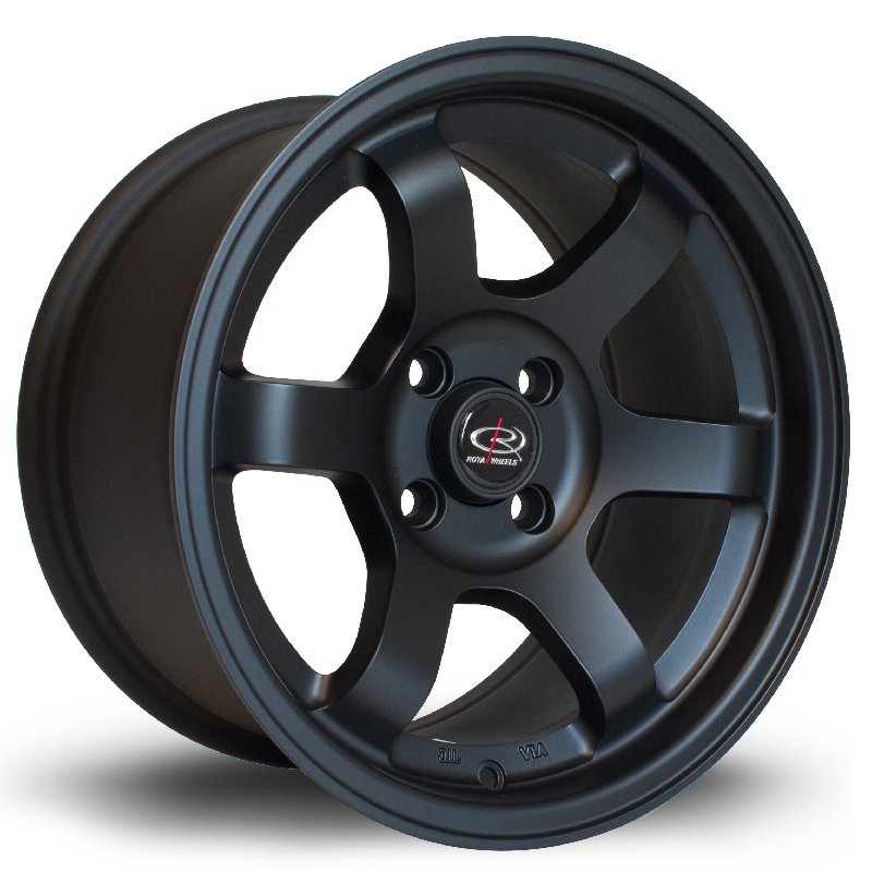 ROTA GRID (DRIFT) 15 INCH 8J 4X100 ET20 FBLACK