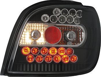 TOYOTA YARIS -02 BLACK LED TAILLIGHTS
