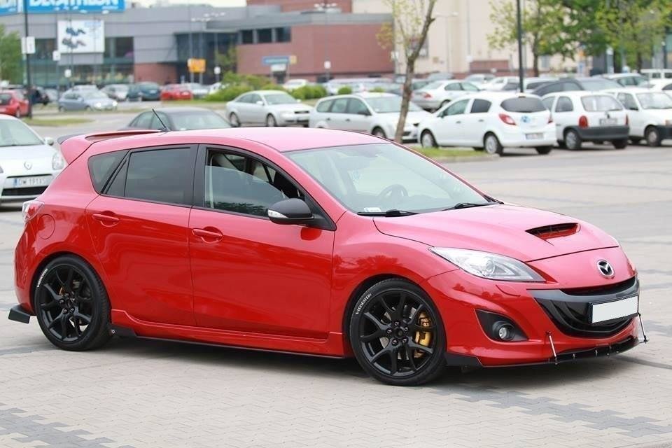 Racing Side Skirts Diffusers Mazda 3 MK2 MPS - 4