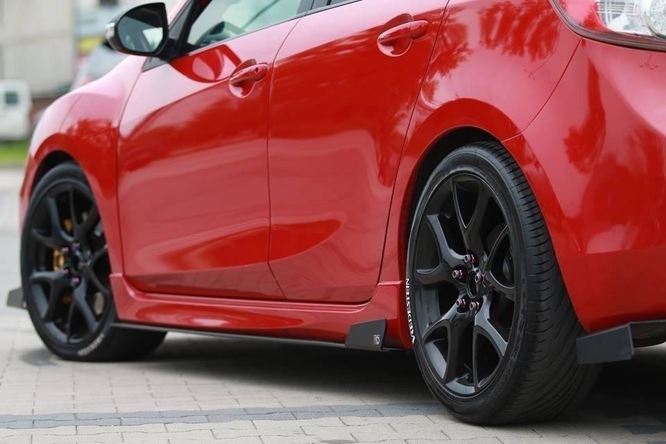 Racing Side Skirts Diffusers Mazda 3 MK2 MPS