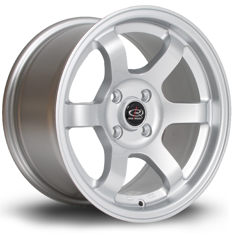 ROTA GRID (DRIFT) 15 INCH 8J 4X100 ET20 SILVER