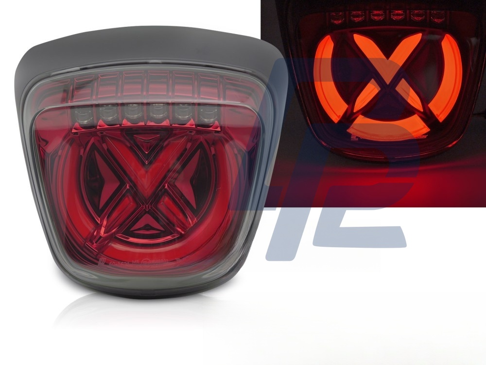 LED Tail Light Red/Smoked Red for Vespa Sprint 125 / 150 - 4